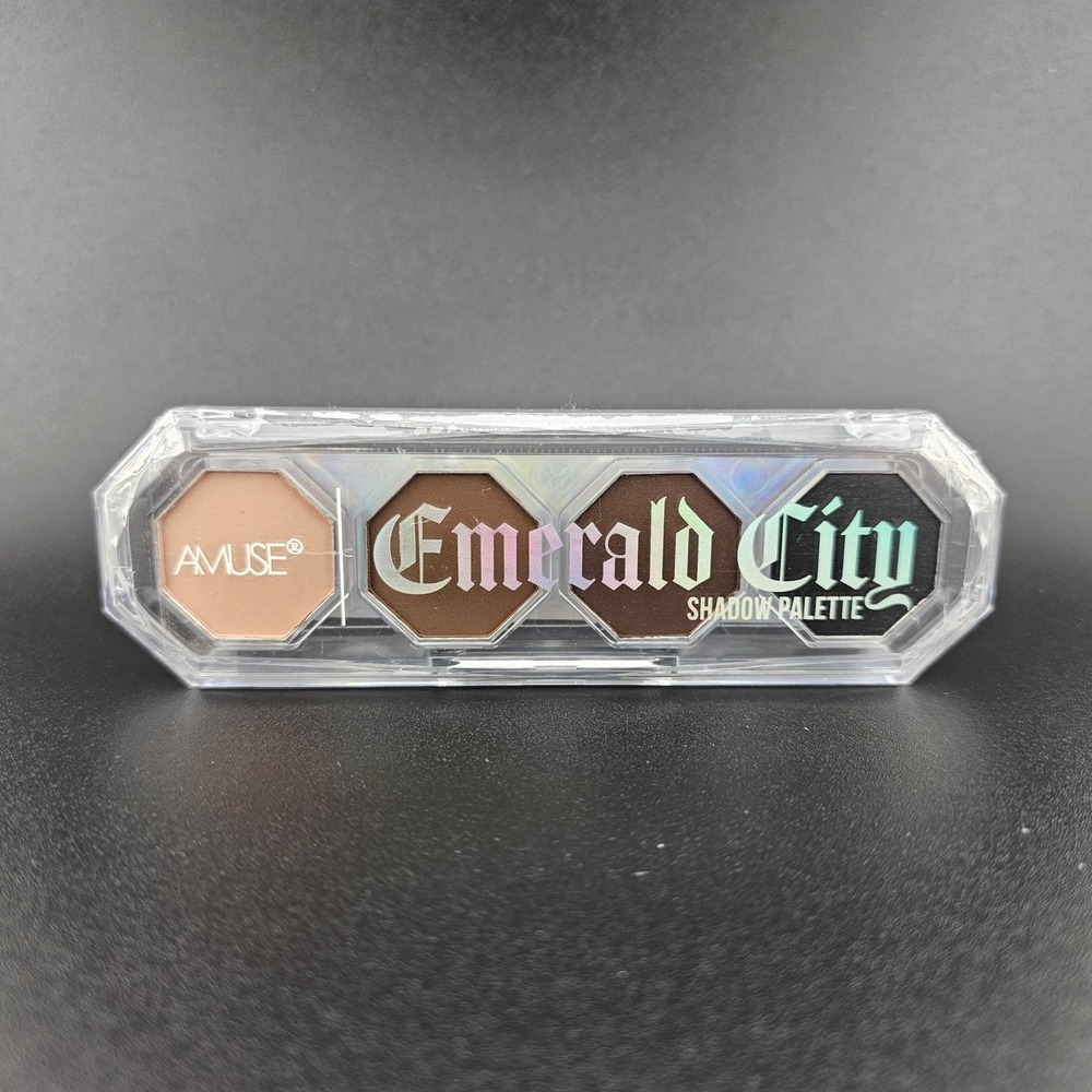 Amuse Emerald City Eyeshadow Palette 4 Color Neutral Shades Makeup Palette -MIX2